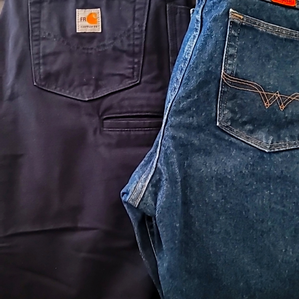 Two pair of women's FR pants